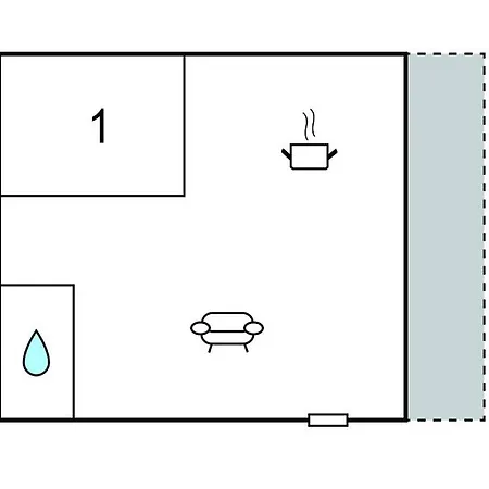 1 Bedroom Lovely In Apartamento Supetar